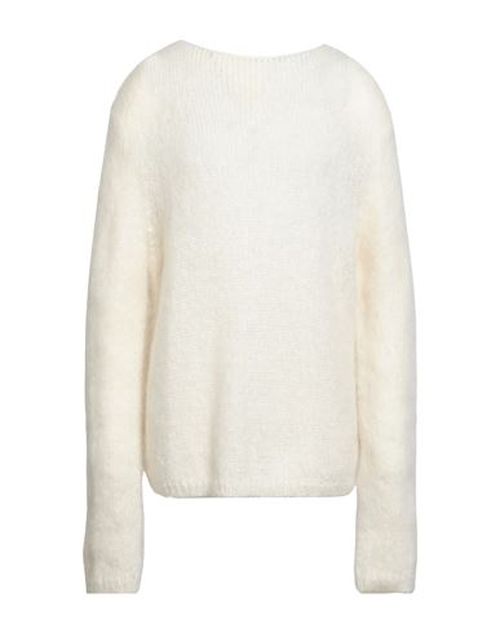 Man Sweater White Size S Mohair wool, Acrylic