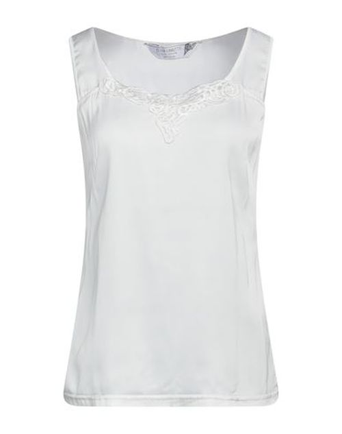 Woman Top White Size 10 Viscose, Elastane