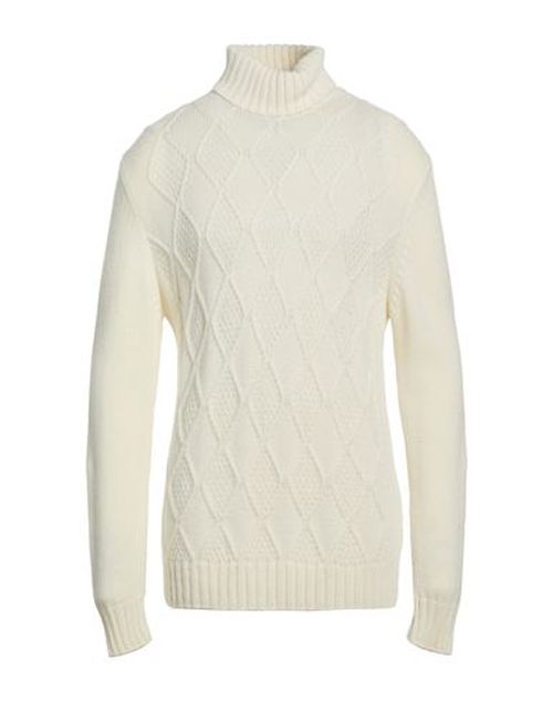 Man Turtleneck Ivory Size 42 Acrylic, Wool, Alpaca wool