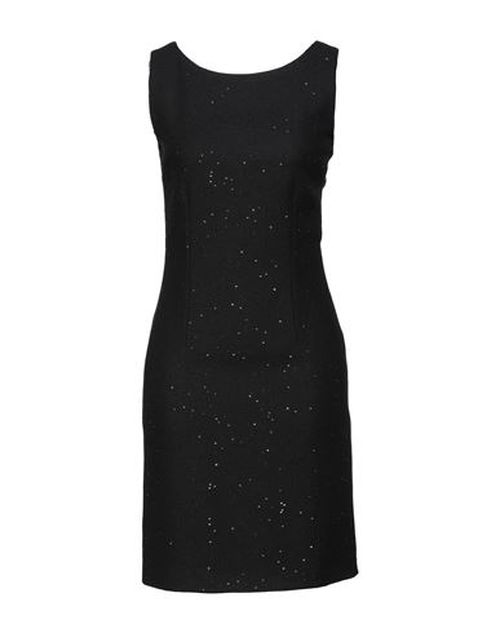 Woman Mini dress Black Size 4 Polyester, Acrylic, Wool, Polyamide, Elastane