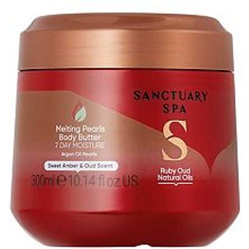 Sanctuary Spa Ruby Oud Natural Oils Melting Pearl Body Butter 300ml