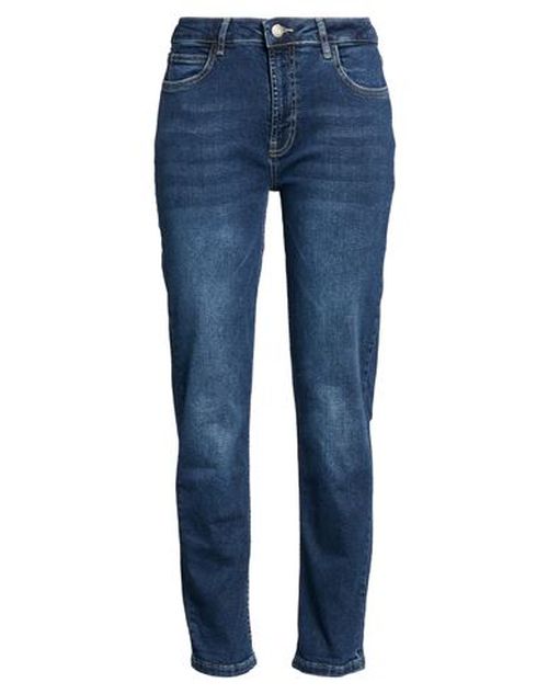 Woman Jeans Blue Size 31 Cotton, Elastane