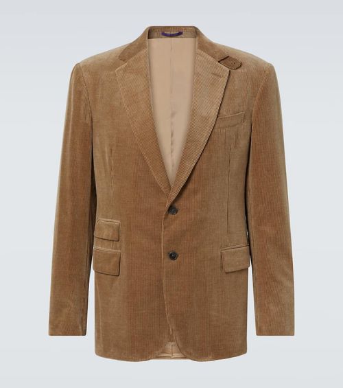 Kent cotton and cashmere corduroy blazer
