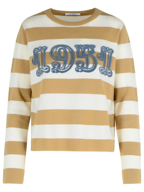Viterbo Sand Virgin Wool Sweater