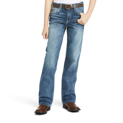 Kid's B4 Relaxed Coltrane Boot Cut Jeans in Durango Cotton, Size 10, by