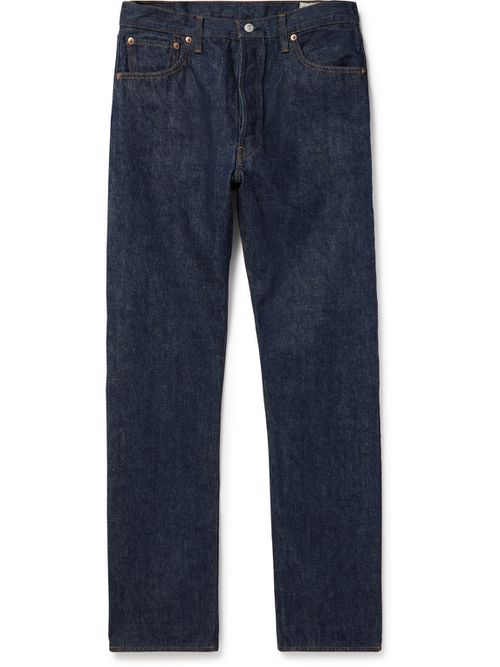 Straight-Leg Selvedge Jeans