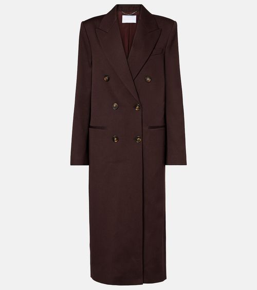 Wool twill coat