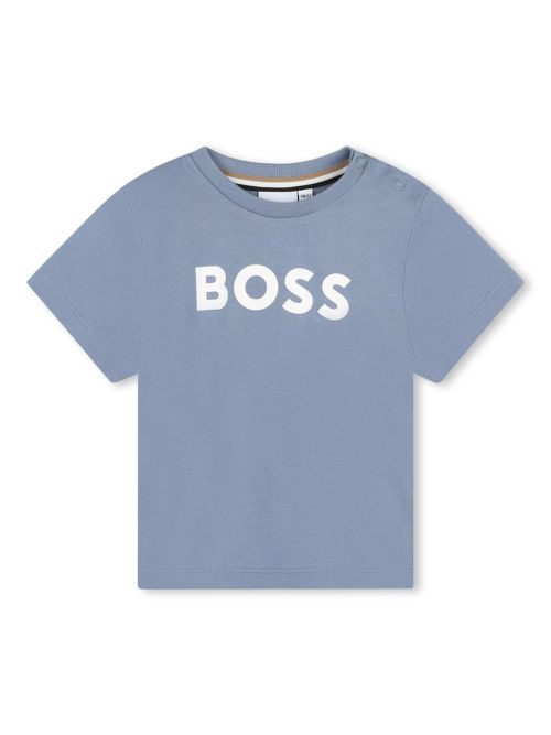 Printed cotton T-shirt - Blue