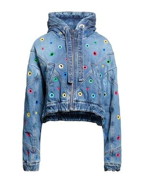 Woman Denim outerwear Blue Size 00 Cotton