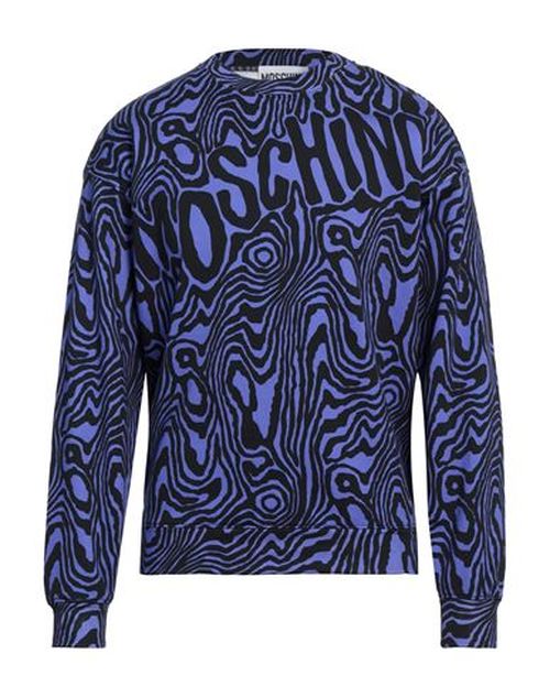 Moschino Man Sweatshirt Purple Size 36 Cotton