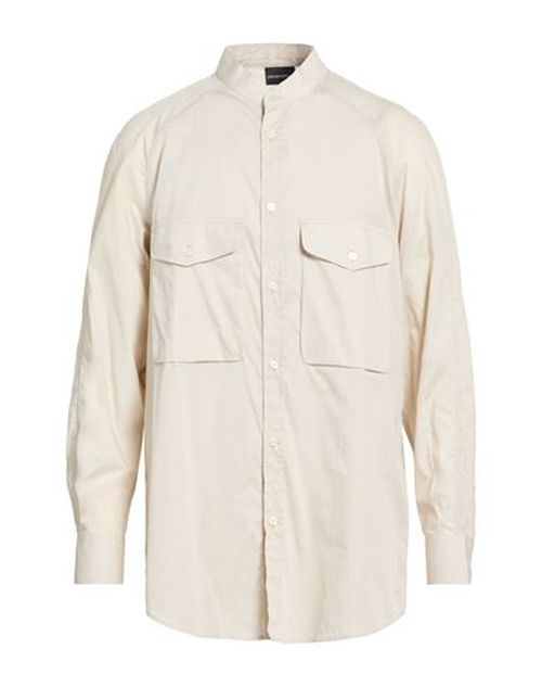 Man Shirt Beige Size M Cotton