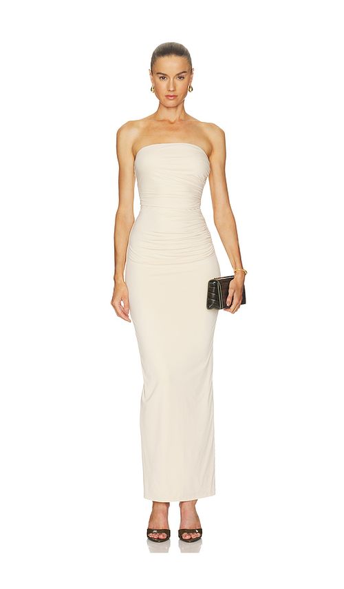 Nakedvice The Evelyn Dress in Ivory. L. Also in XS
