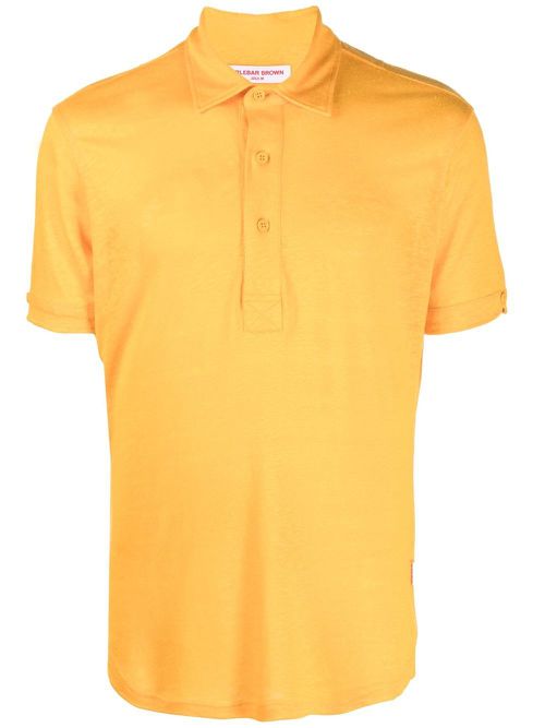 Sebastien linen polo shirt - Orange