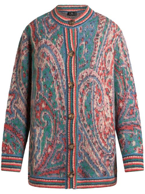 Paisley cardigan - Blue
