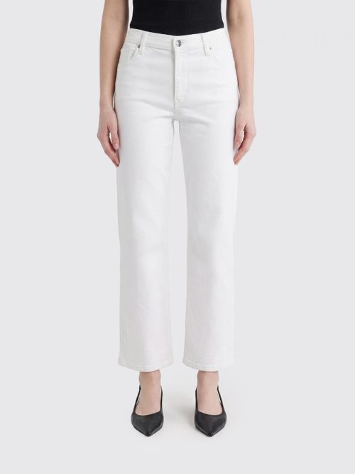 Jeans Woman color White