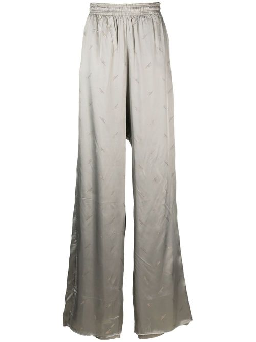 Gradient wide-leg trousers - Grey
