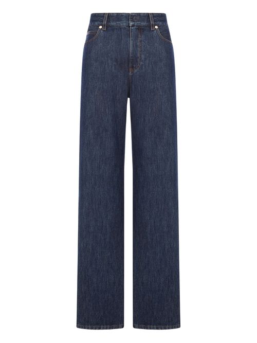 Jeans Ff Padded Denim Blue - Women