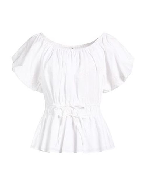 Woman Top White Size 14 Cotton