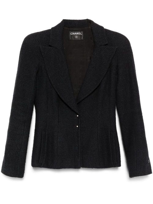 2002 tweed jacket - Blue