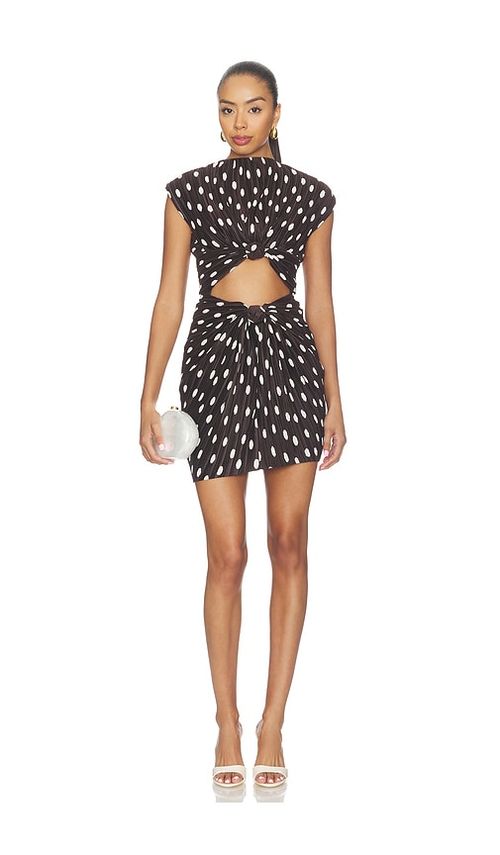 Cult Gaia Marilou Dress in Brown. 8. Also