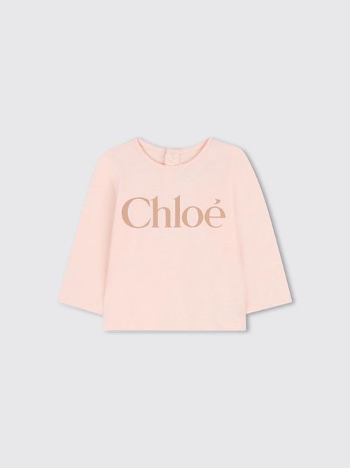 T-Shirt CHLOÉ Kids color Pink