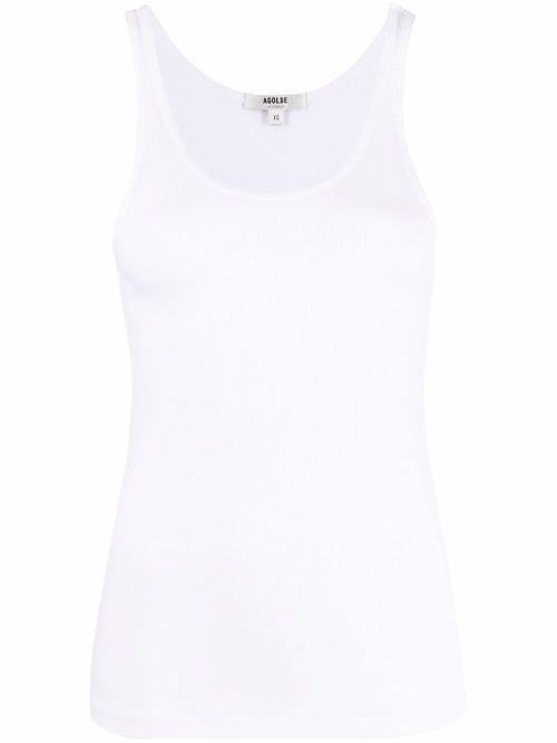 Stretch tank top - White