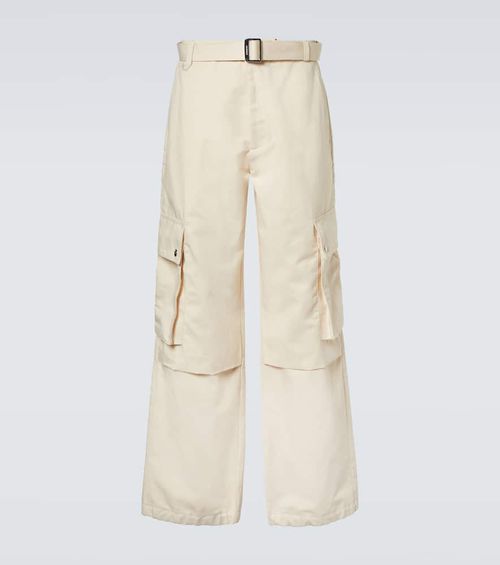 Le Cargo cotton and linen cargo pants