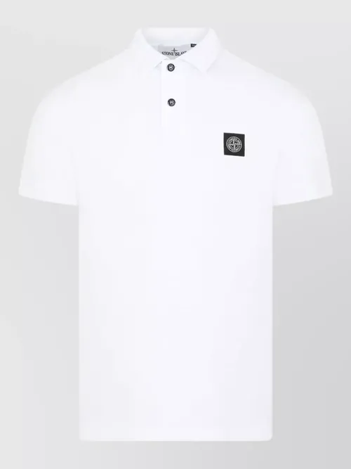 Stone Island - cotton polo regular fit short sleeve