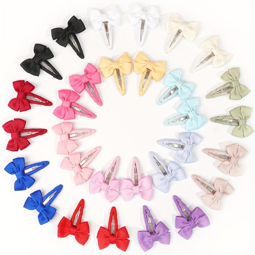 TEMU 30pcs Joyo Girl Hair Clips - Soft Pastel & Vibrant Colors pink, Blue, Yellow, Green, Purple, Orange, Red, - Secure Hold For Bangs, Updo