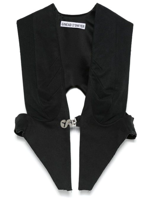 Denim waistcoat - Black