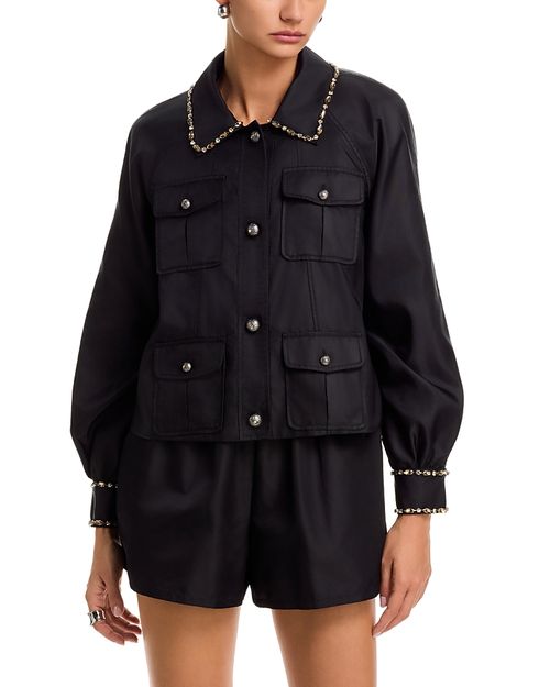Adami Rhinestone Chain Jacket
