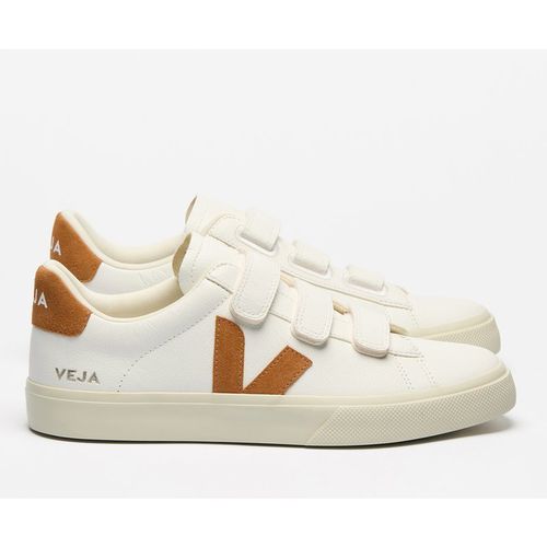 Veja Women's Recife Chrome Free Leather Velcro Trainers - UK 3