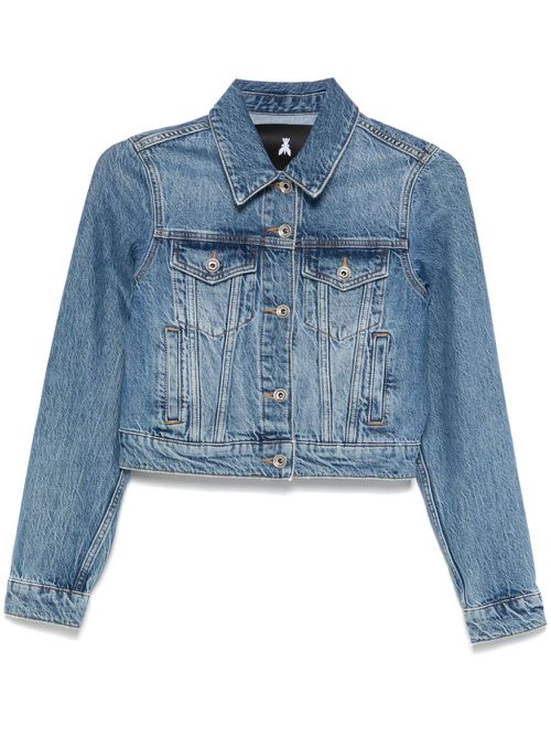Cropped denim jacket - Blue