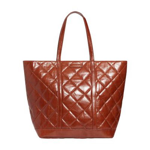 XL quilted leather tote bag
