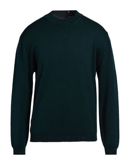 Man Sweater Dark green Size L Virgin Wool
