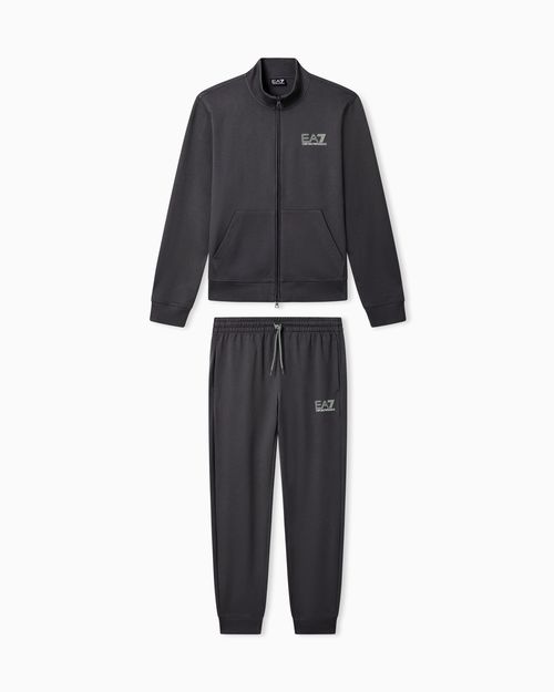 Visibility pure cotton zip-up tracksuit