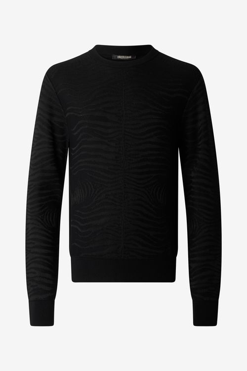 Sweater With Zebra Pattern