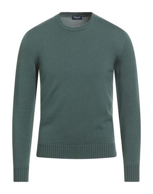 Man Sweater Green Size 36 Merino Wool