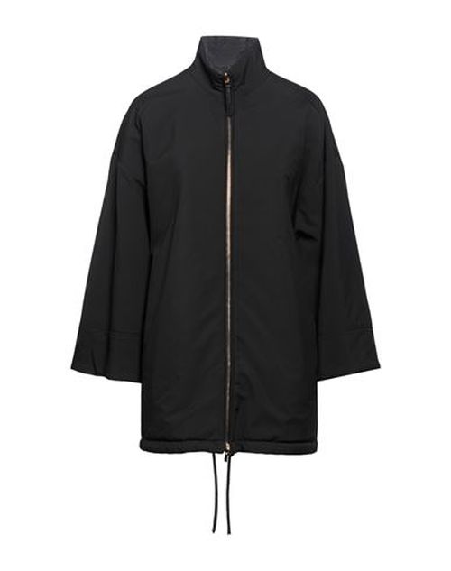 Woman Jacket Black Size M Polyester, Cashmere, Wool, Ovine leather