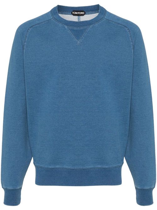 Crew-neck raglan sweatshirt - Blue