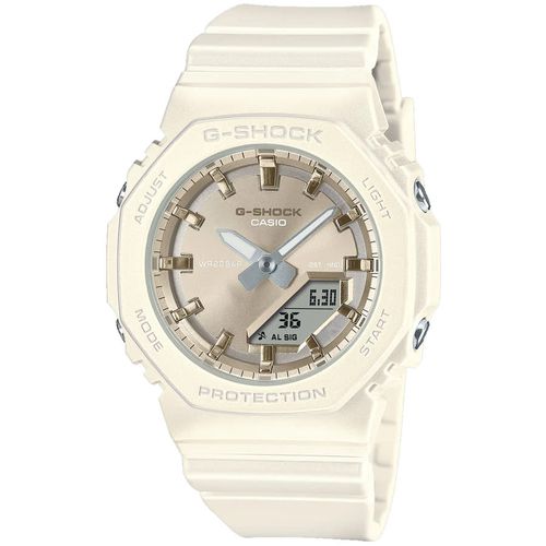 G-Shock 2100 Series Quartz Analog-Digital White Dial Ladies Watch GMAP2100ST7A