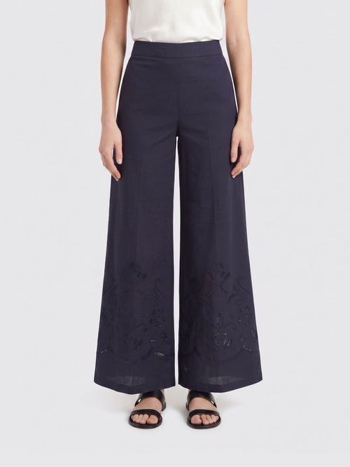 Pants Woman color Blue