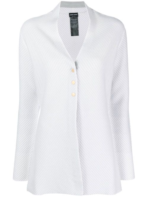 Three button cardigan - Blue