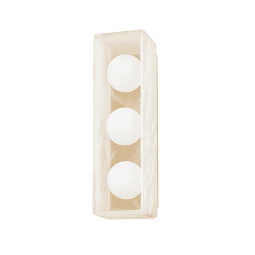 Aged Brass LED Bath Bracket from the Budnick Collection