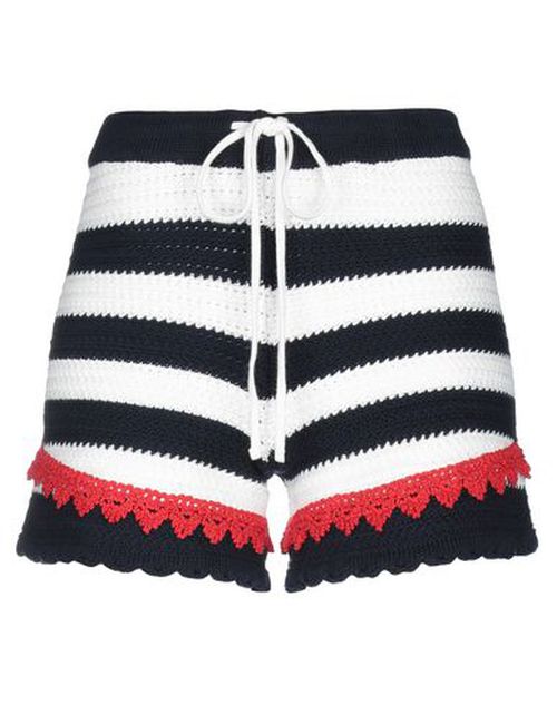 P_jean Woman Shorts & Bermuda Shorts Midnight blue Size M Cotton
