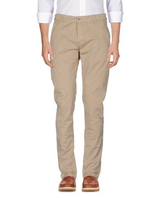 Man Pants Beige Size 31 Cotton, Elastane