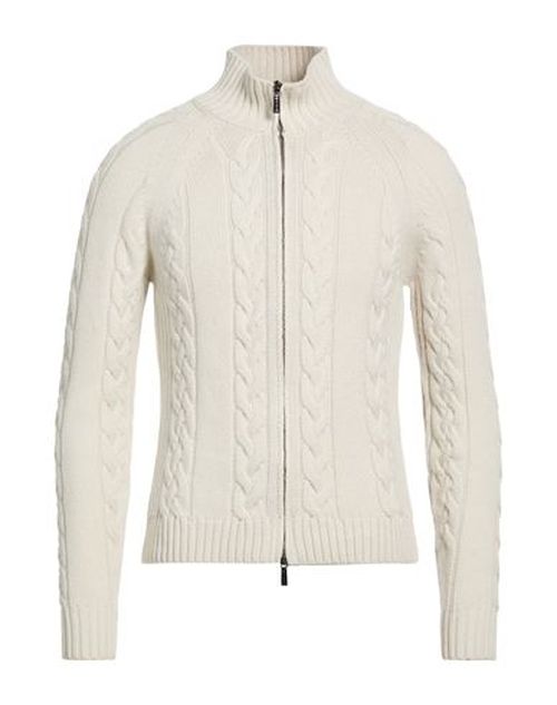 Man Cardigan Beige Size 38 Cashmere