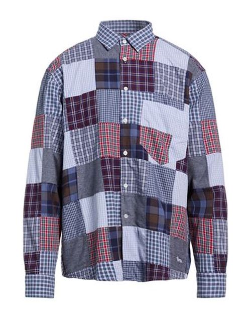 Man Shirt Blue Size S Cotton, Polyester