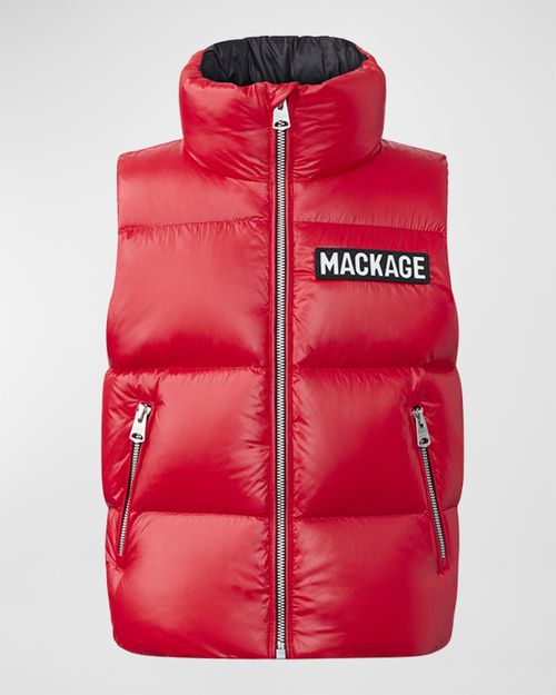 Kid's Charlee Quilted Logo Vest