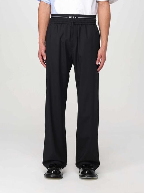 Pants Men color Black
